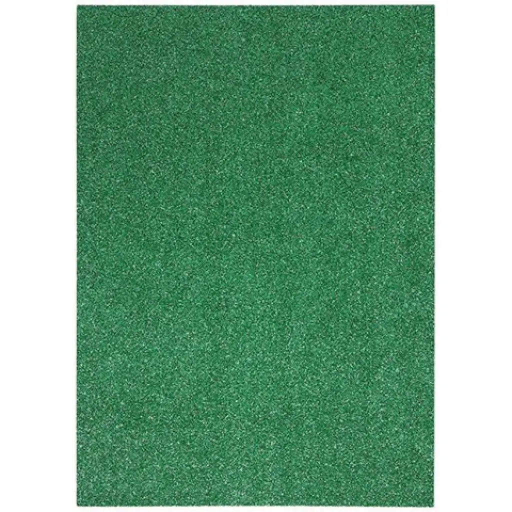 Spirit: Samolepiaca sľudová dekoračná špongia v sýtozelenej farbe  A/4 1ks
