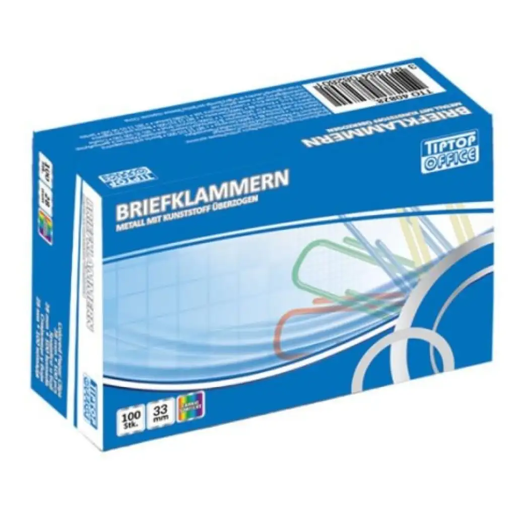 Spirit: Farebné sponky 28mm 100 dielny set