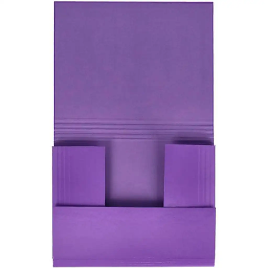 Spirit: Fialový kartónový priečinok s gumičkou A4 s hrúbkou 30mm kép 2
