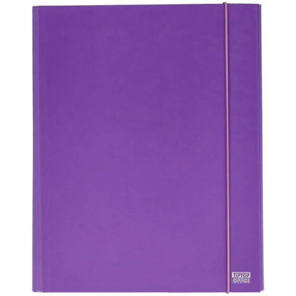 Spirit: Fialový kartónový priečinok s gumičkou A4 s hrúbkou 30mm