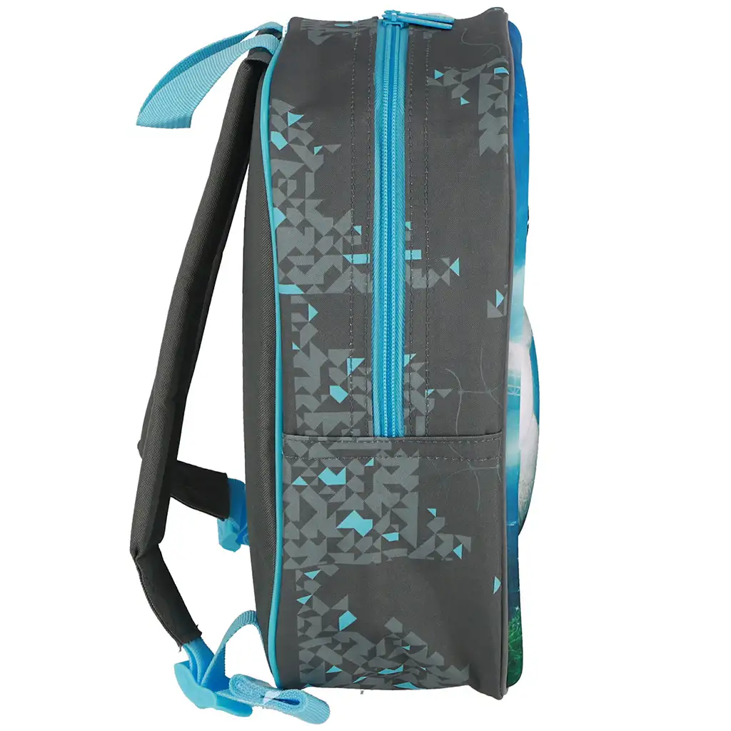 Spirit: Futbalový šampión 3D futbalový motív zaoblený škôlkarský batoh 30x25x12cm kép 4