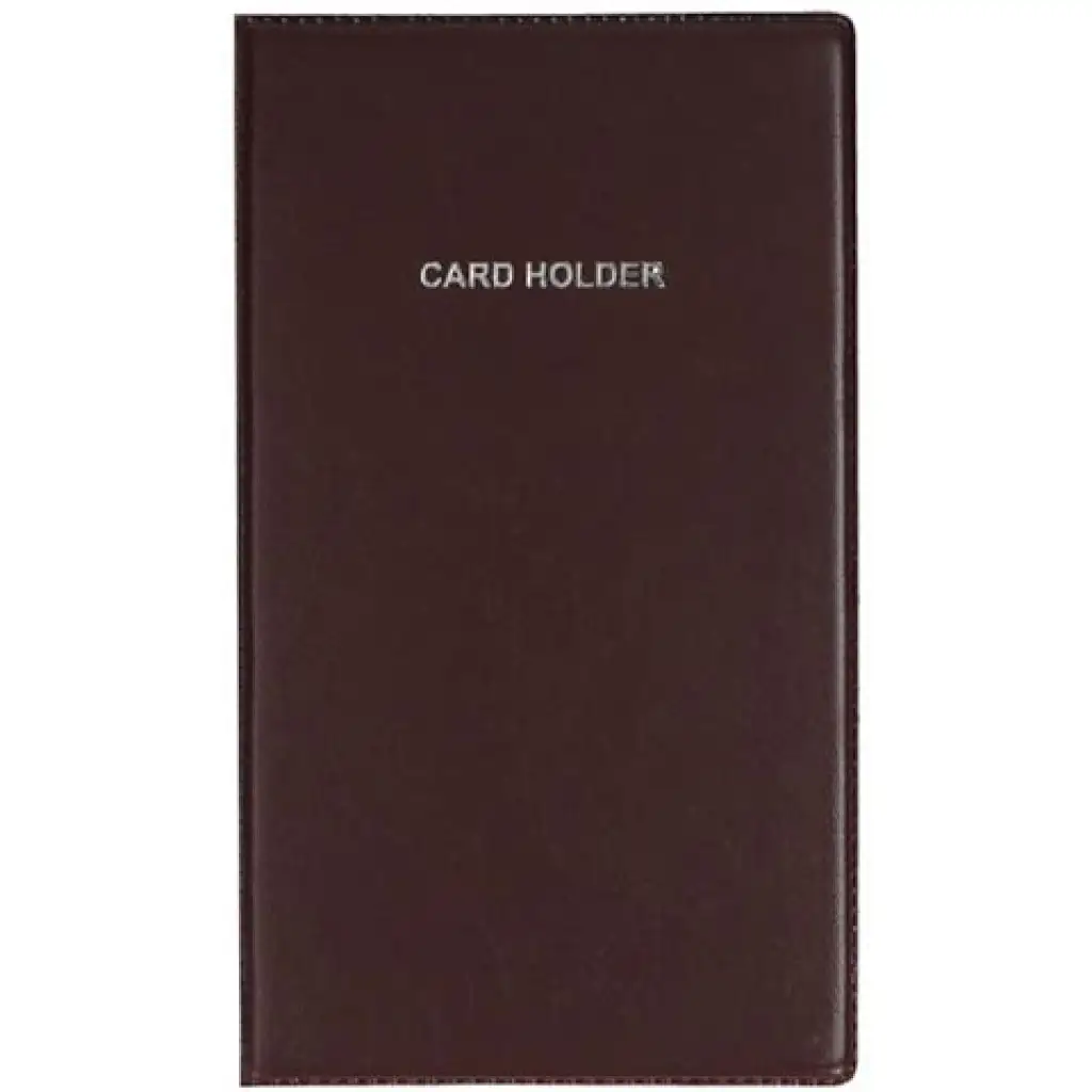 Spirit: Hnedý držiak na vizitky s 240 vreckami