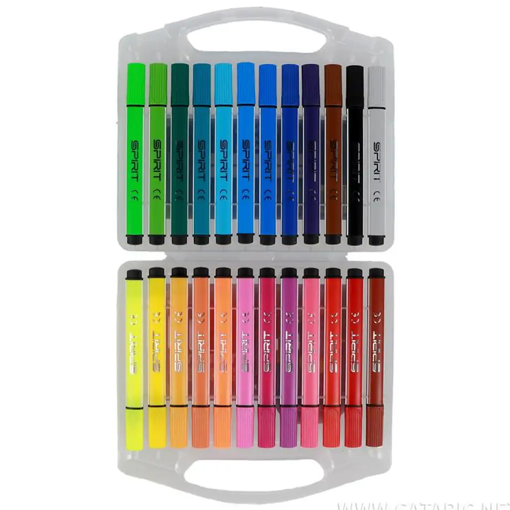 Spirit: Jumbo Trio hrubé trojuholníkové fixky, sada 24 ks kép 2