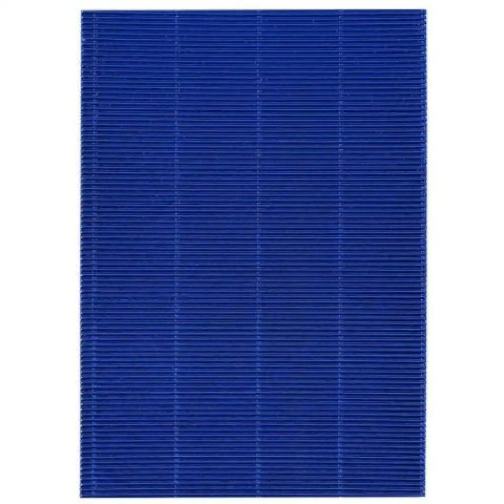 Spirit: Kovovo-modrá 3D zvlnená lepenka A4