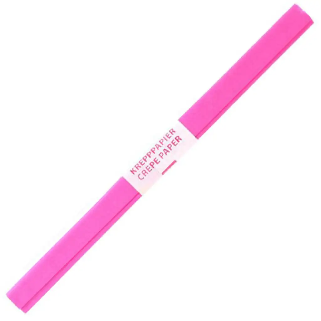 Spirit: Pink krepový papier 200x50cm