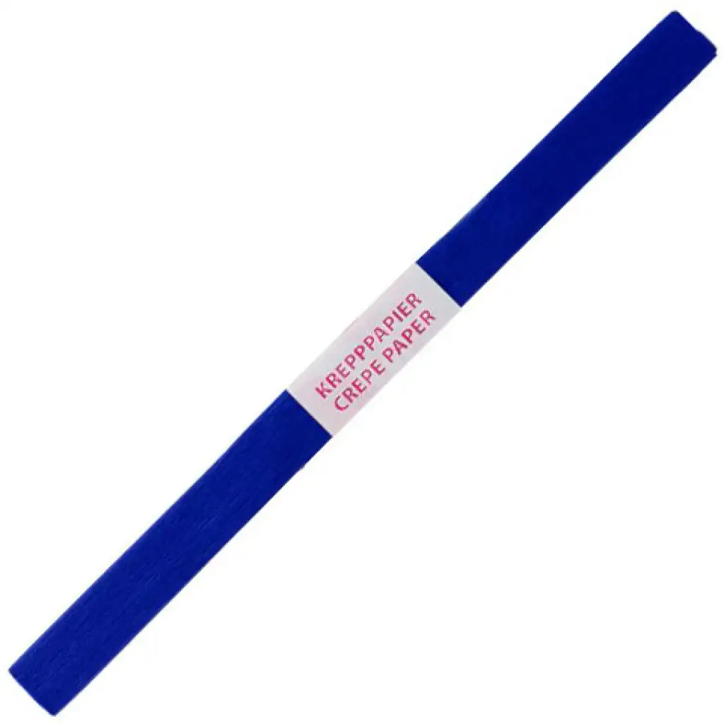 Spirit: Tmavomodrý krepový papier 200x50cm