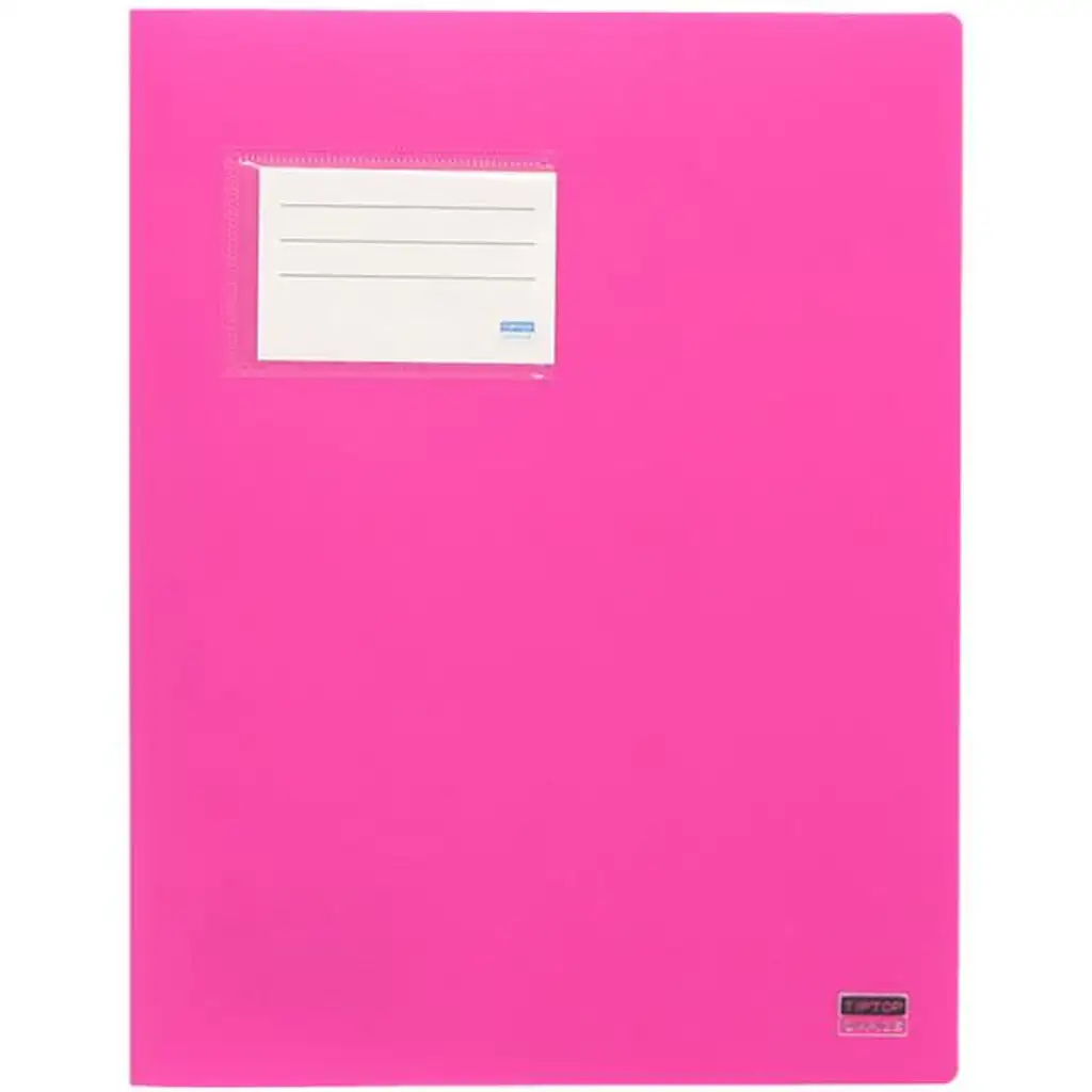 Spirit: Zakladač s držiakom na karty ružovej farby A4