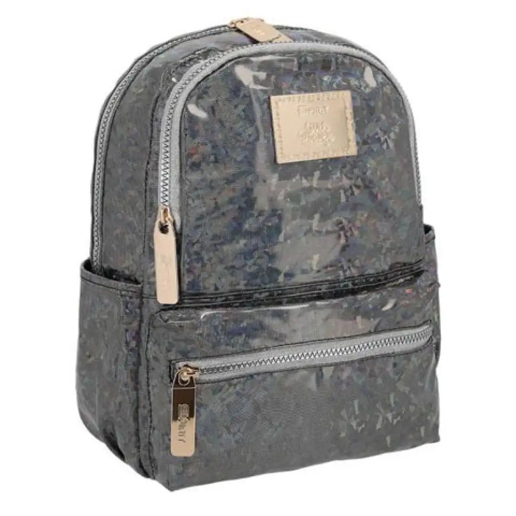 Spirit: Lizzy 01 tmavosivá zaoblená školská taška, batoh