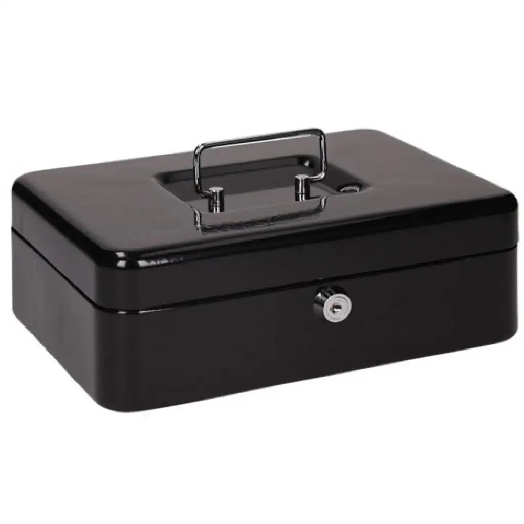 Spirit: Malá čierna malá uzamykateľná kazeta na peniaze - CB320