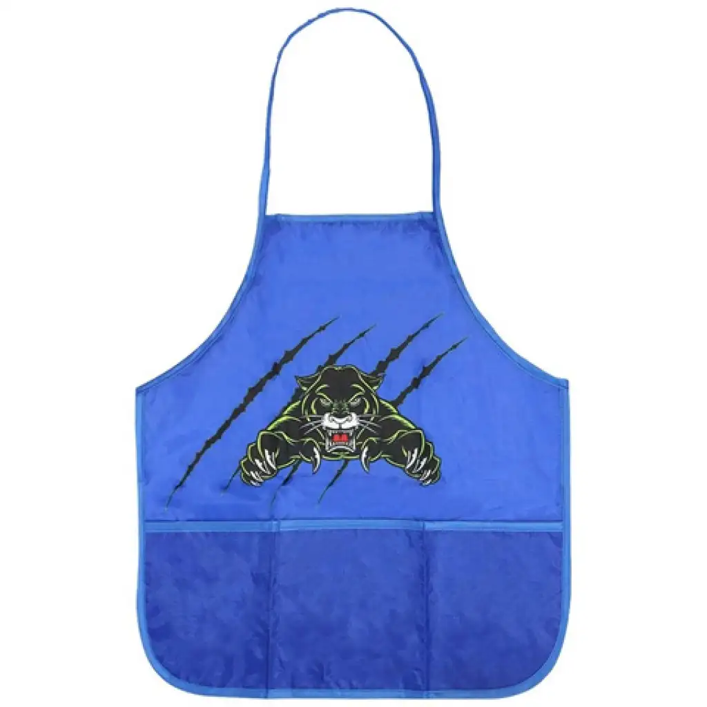 Spirit: Modrá zástera so vzorom leoparda