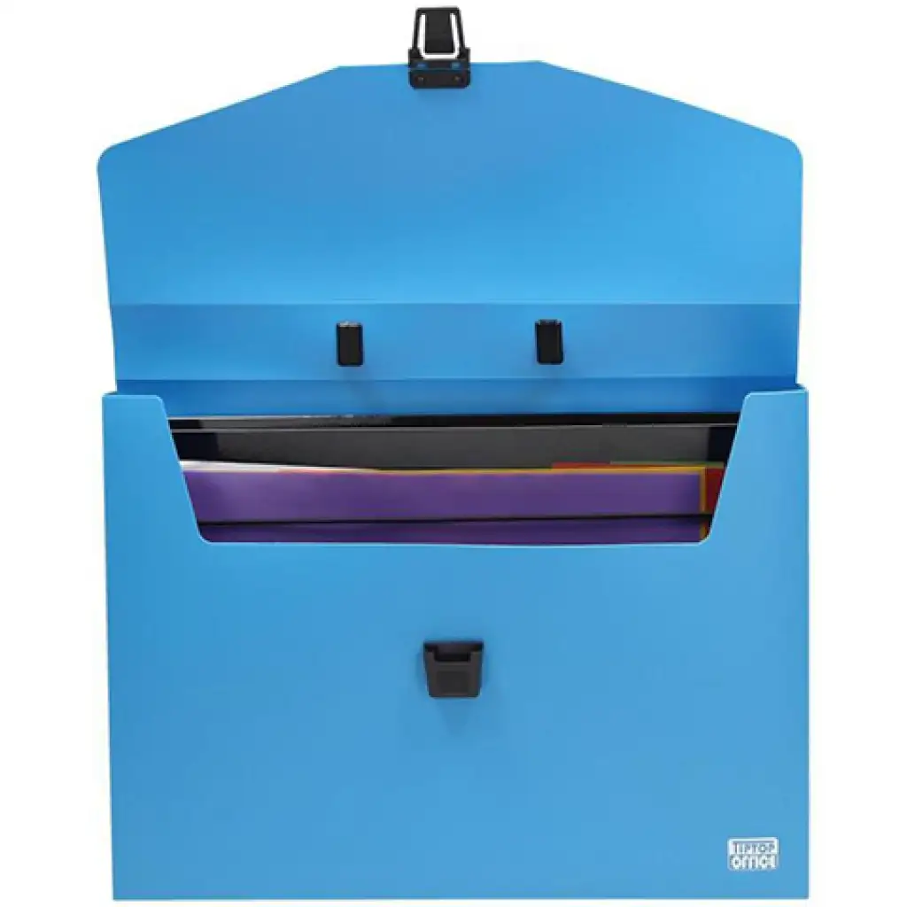 Spirit: Modrý držiak na dokumenty s rúčkou A4 kép 2