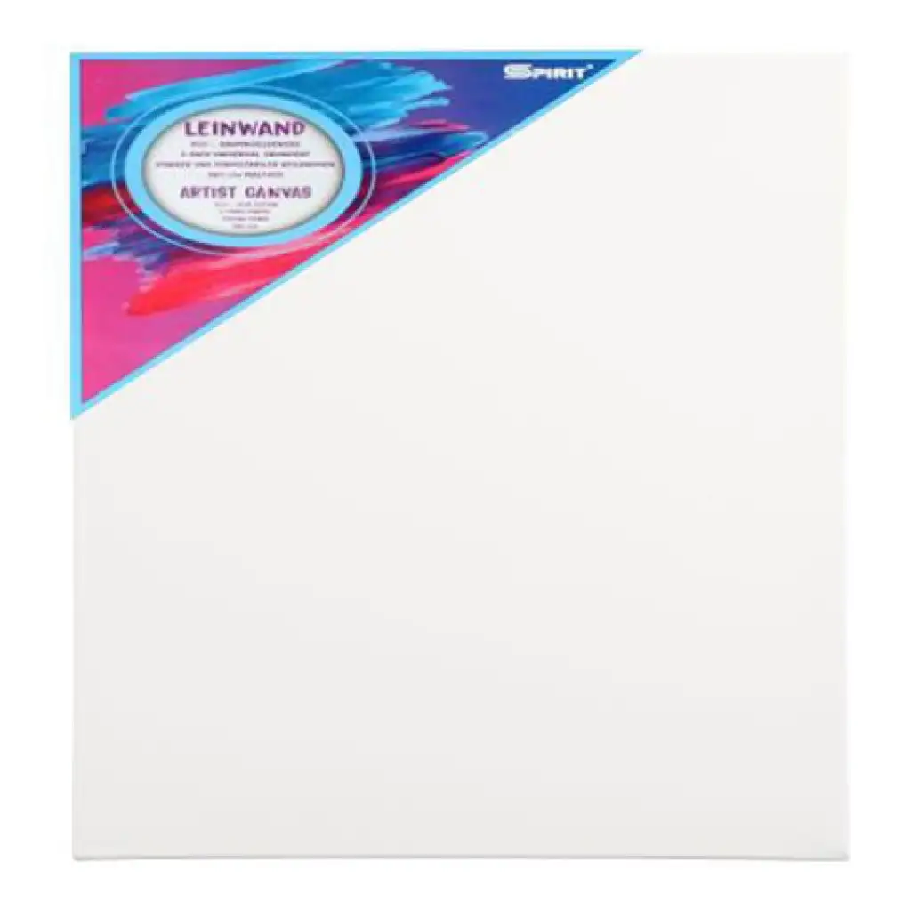 Spirit: Natiahnuté biele plátno na maľovanie 60x60cm