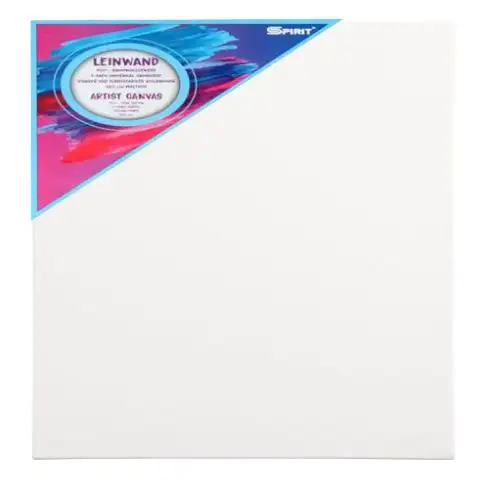 Spirit: Natiahnuté biele plátno na maľovanie 70x70cm