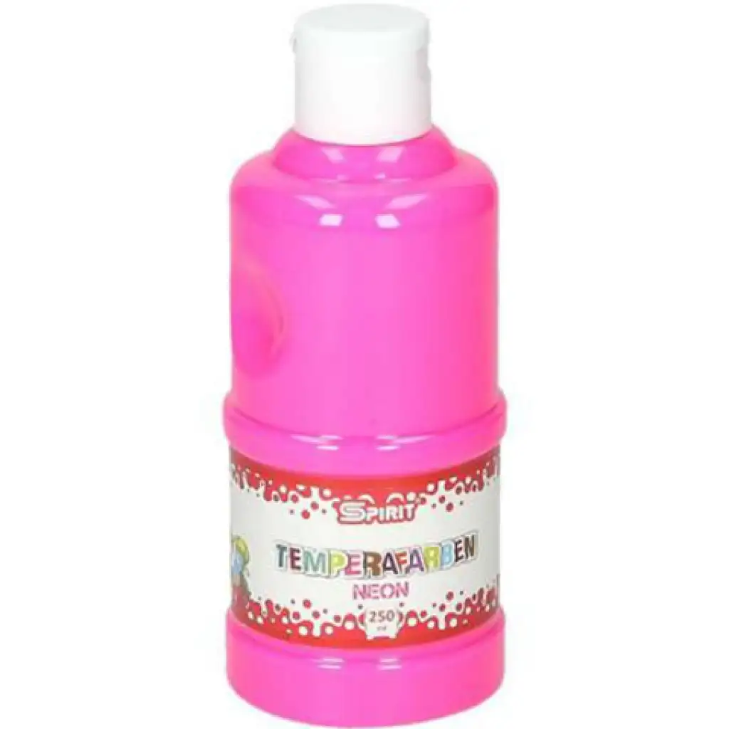 Neónovo-ružová temperová farba 250ml