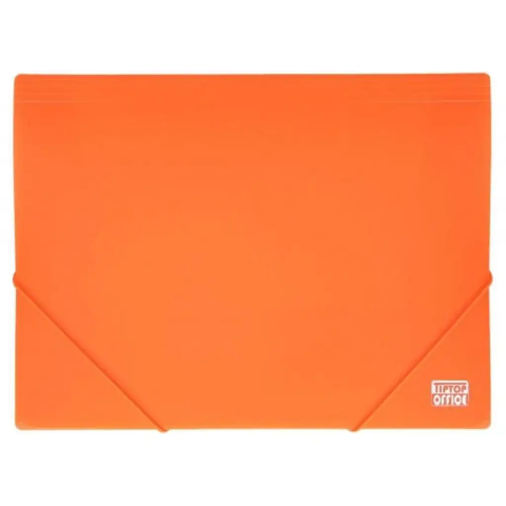 Spirit: Neónovo-oranžový plastový box na dokumenty A4 s gumičkou kép 1