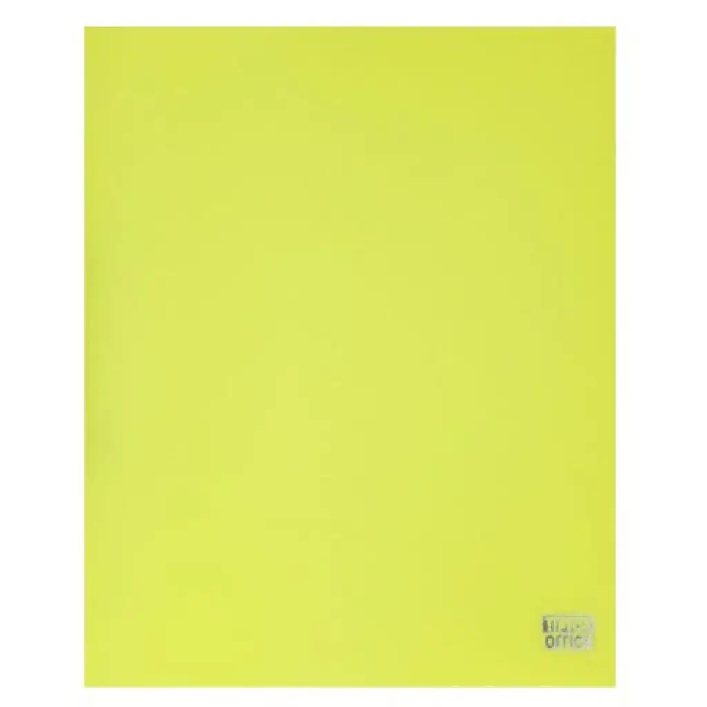 Spirit: Neónovo-žltý krúžkový priečinok 30mm A4