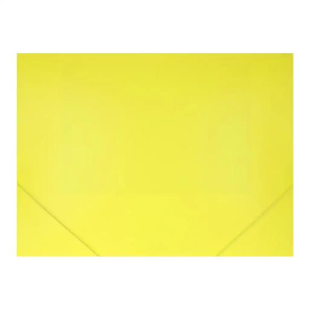 Spirit: Neónovo-žltý obal na dokumenty s gumičkou A4