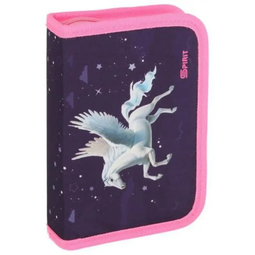 Spirit: Pegas plnený vyklápací peračník s 3D vzorom 60-dielny