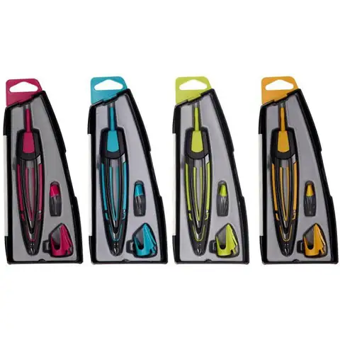 Spirit: Rainbow farebný 5 dielny set s kružidlom v krabici