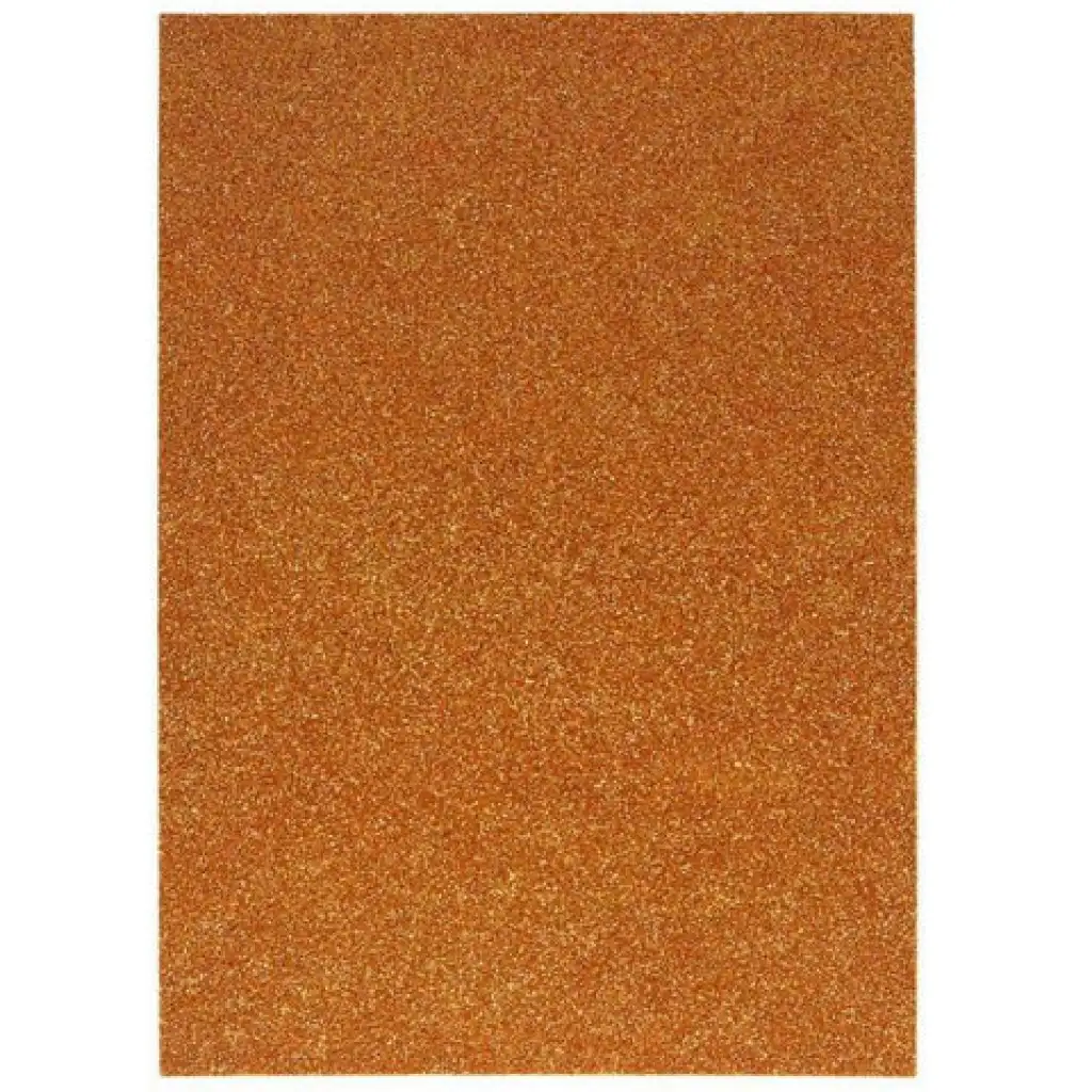 Spirit: Samolepiaca trblietavá dekoračná penová špongia v medenej farbe A/4 1ks