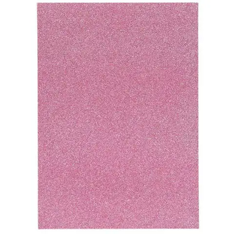 Spirit: Samolepiaca trblietavá dekoračná penová špongia v ružovej farbe A4  1ks