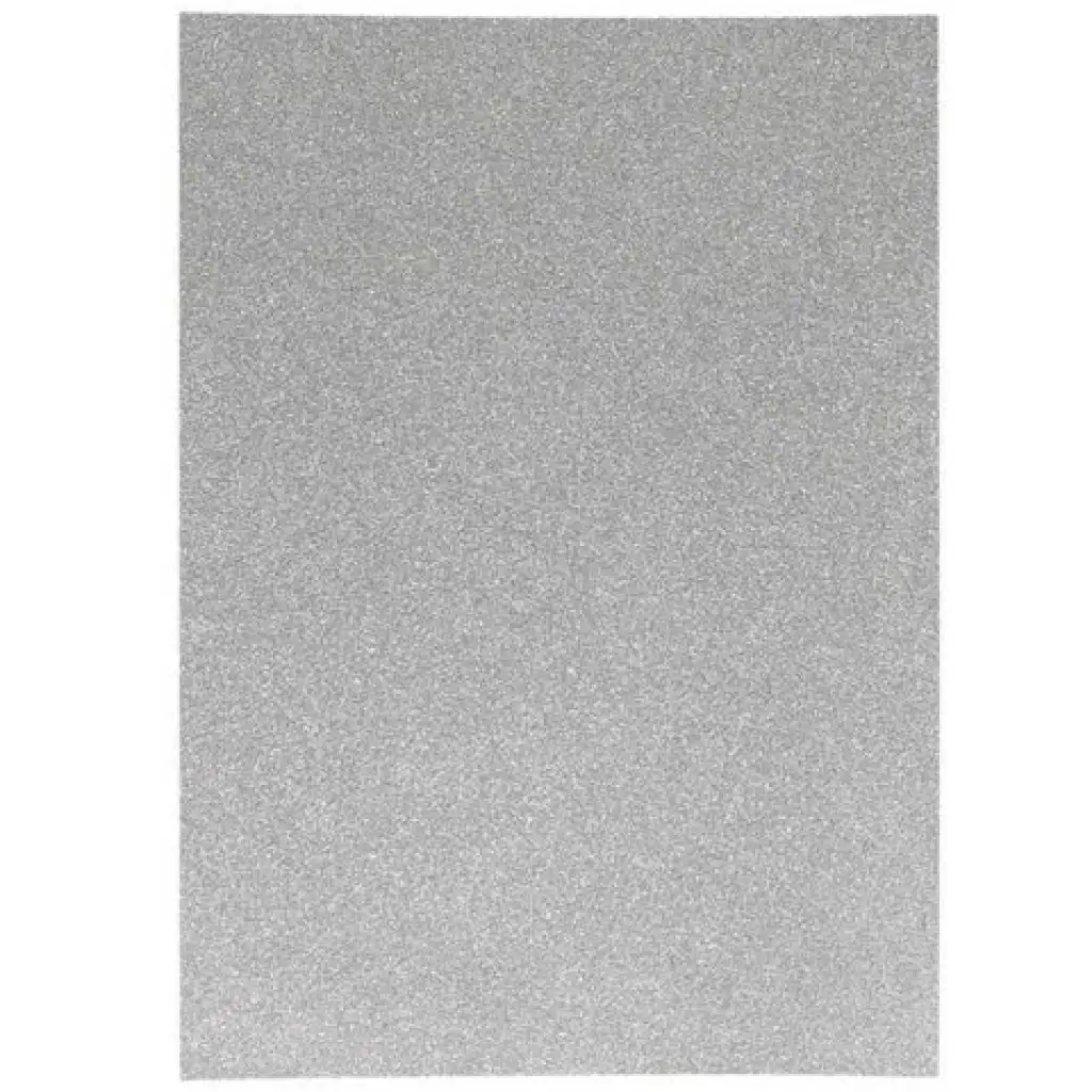 Spirit: Samolepiaca trblietavá dekoračná penová špongia v striebornej farbe A/4 1ks