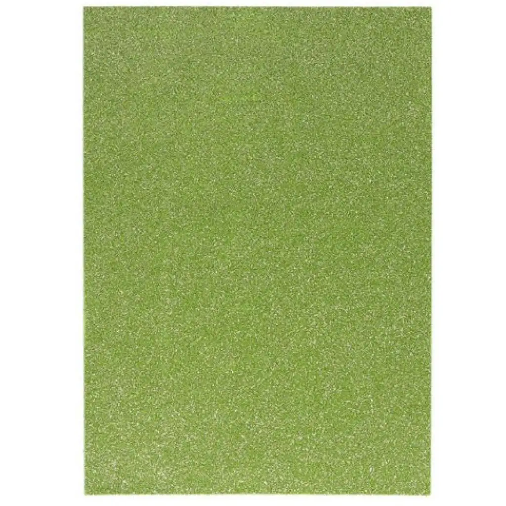 Spirit: Samolepiaca trblietavá dekoračná penová špongia vo svetlozelenej farbe A4 1ks