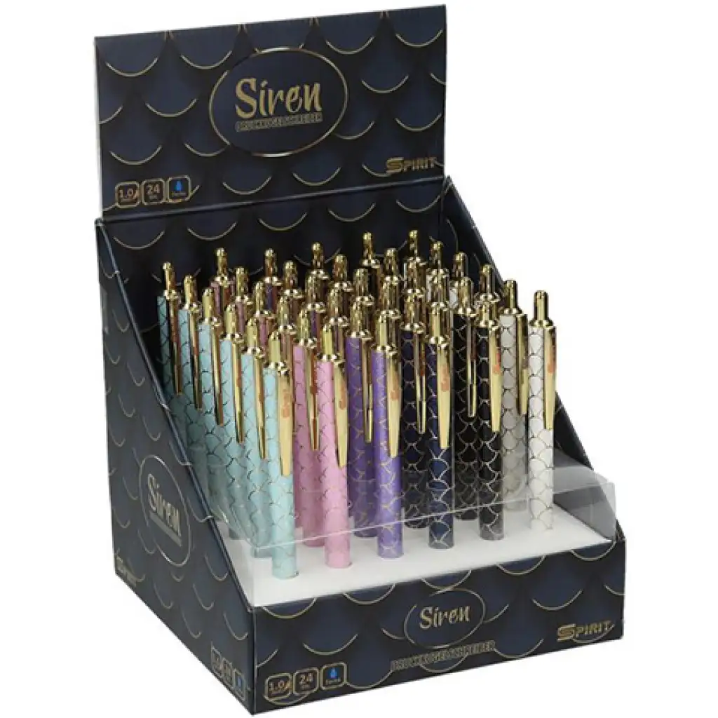 Spirit: Siren premium pozlacované guľôčkové pero v rôznych farbách 1ks