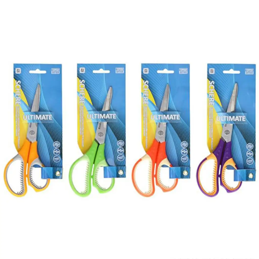 Spirit: Soft Grip ultimate školské a kancelárske nožnice s 21 cm čepeľou z nehrdzavujúcej