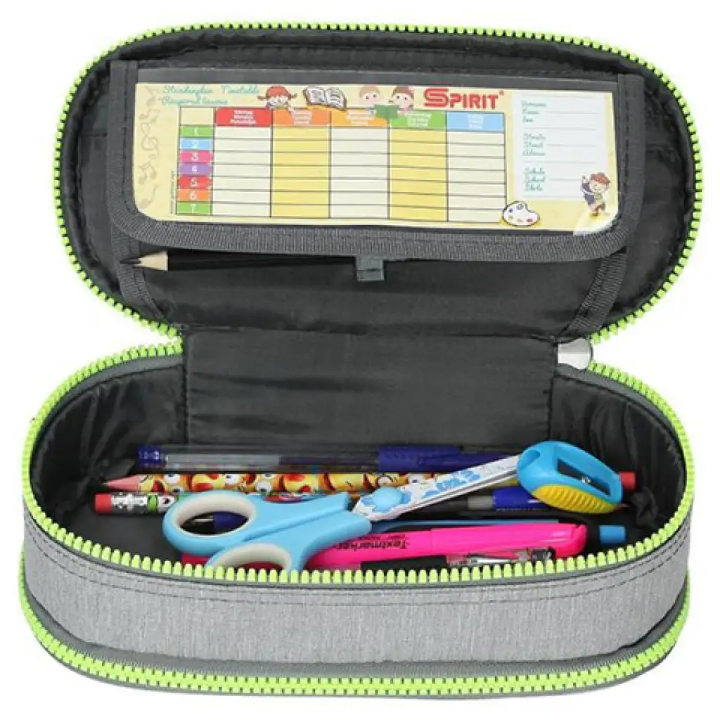 Spirit: Svetlosivý oválny poschodový peračník 23x10cm kép 2