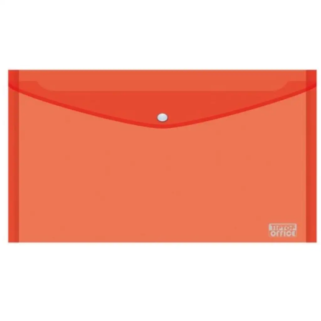 Spirit: Červený transparentný priečinok na dokumenty 235x115mm