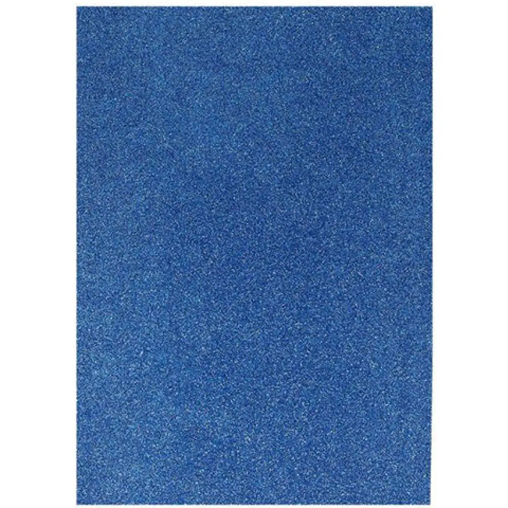 Spirit: Trblietavá dekoračná penová špongia v kráľovsky-modrej farbe A/4 1ks