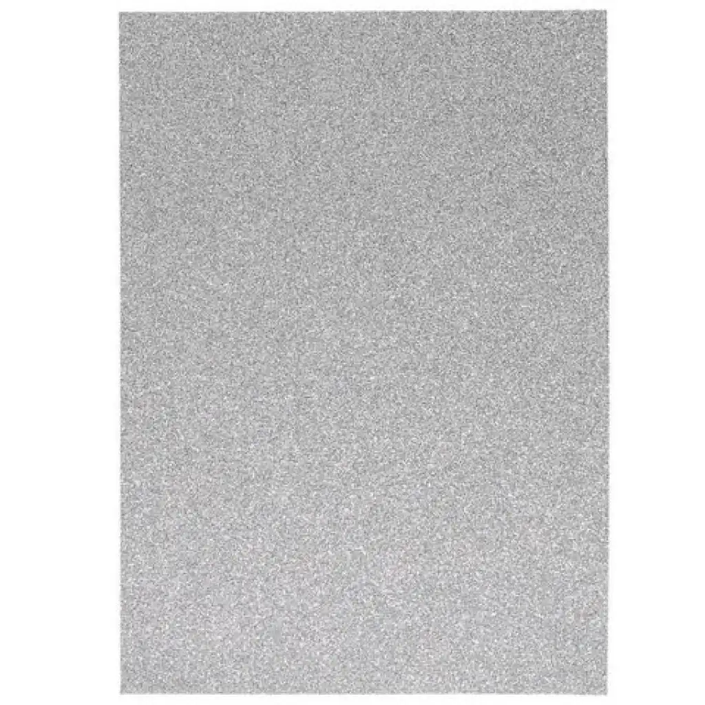 Spirit: Trblietavá dekoračná penová špongia v striebornej farbe A/4 1ks