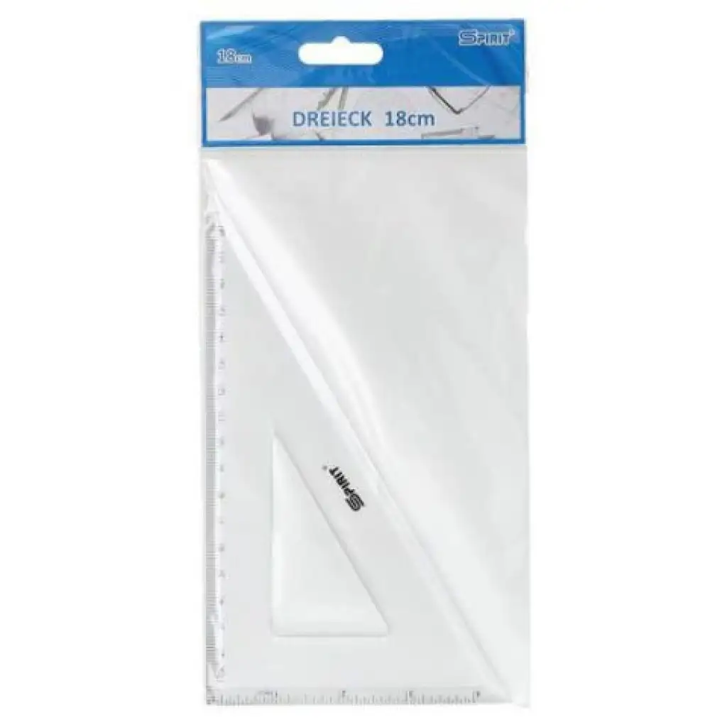 Spirit: Trojuholníkové 60 stupňové pravítko 18cm