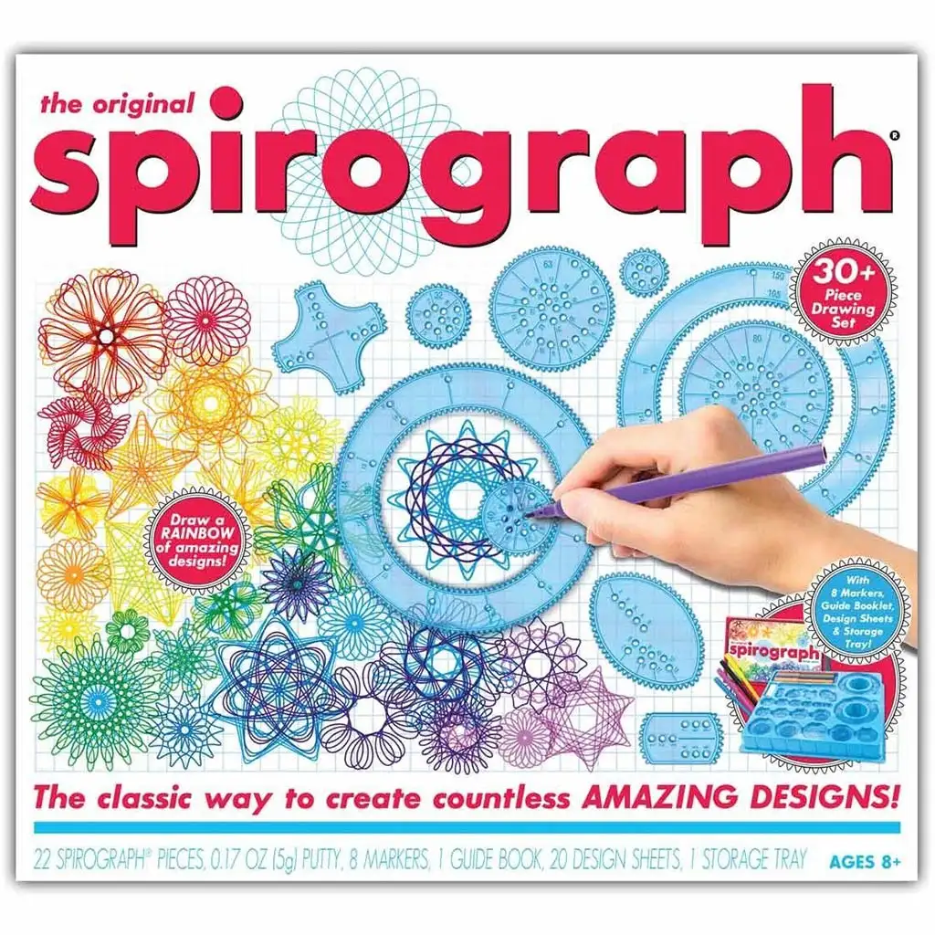 Playmonster: Sada Spirograph s flamastrami