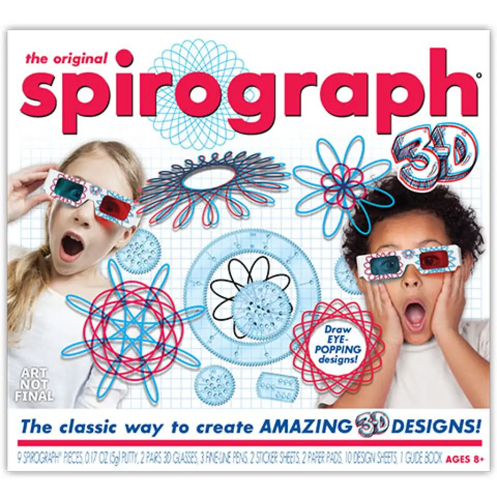 Spirograph 3D sada na kreslenie