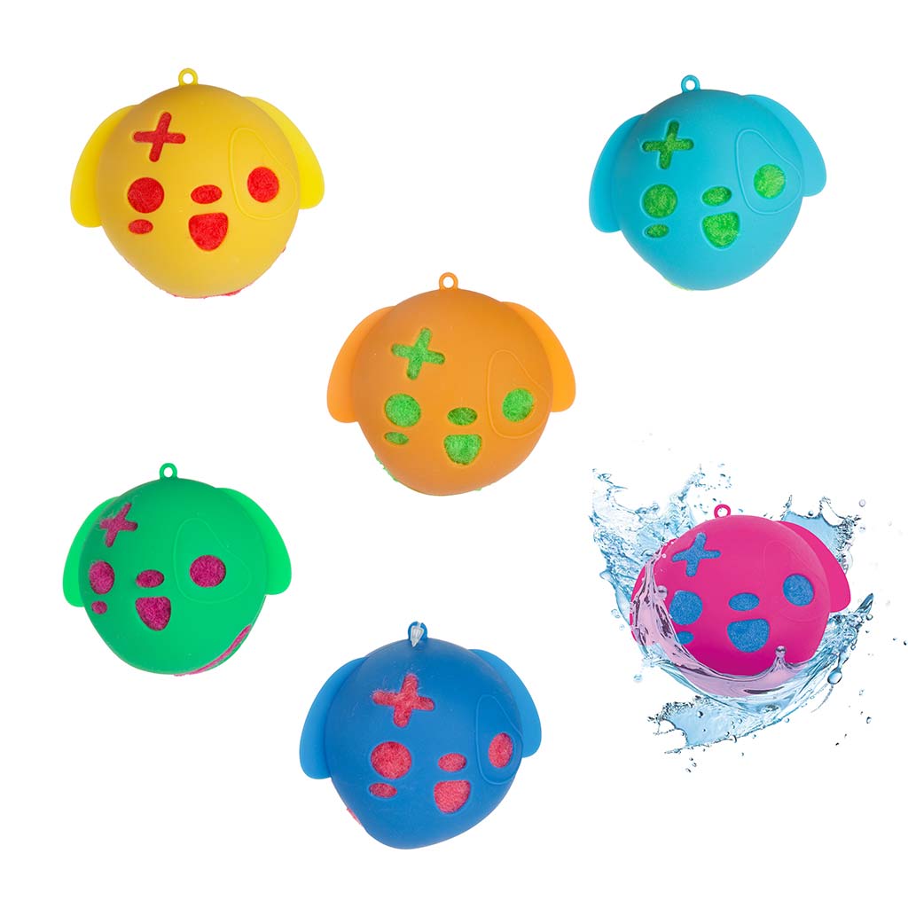Splash opakovane použiteľná vodná bomba lopta 6 cm, v rôznych prevedeniach, 1 ks kép 2