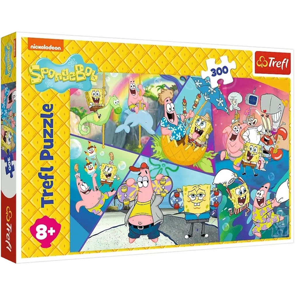 SpongeBob a obyvatelia Bikini Dolného, 300-dielne puzzle – Trefl