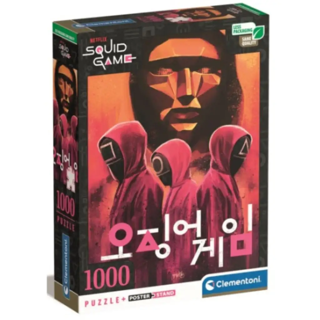 Squid Game - 1000ks puzzle poster - Clementoni