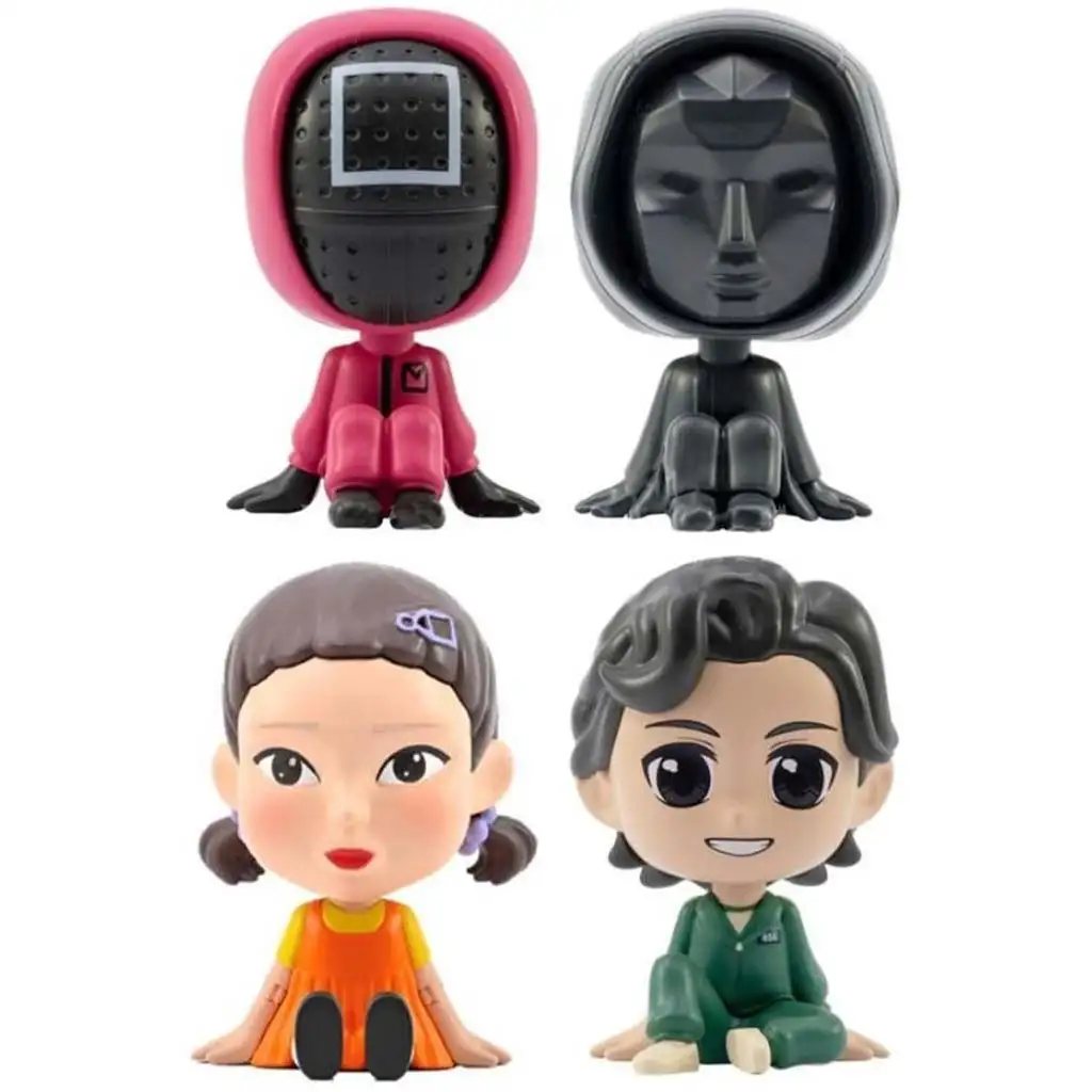 Squid Game Bobble Hero prekvapivá mini figúrka 8cm kép 2