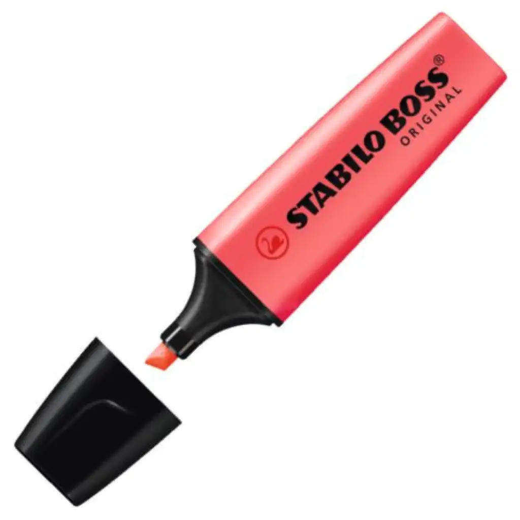 Stabilo: BOSS Original szövegkiemelő piros színben 2-5mm-es kép 2