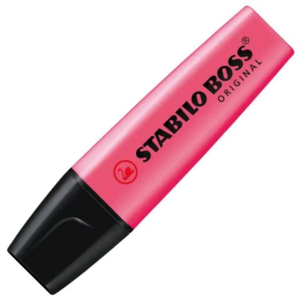 Stabilo: BOSS Original zvýrazňovač v ružovej farbe 2-5mm