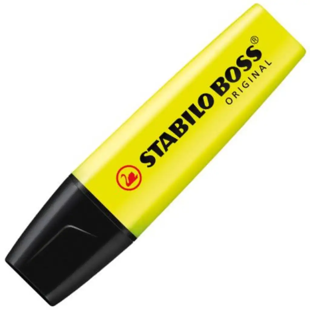 Stabilo: BOSS Original zvýrazňovač v žltej farbe 2-5mm