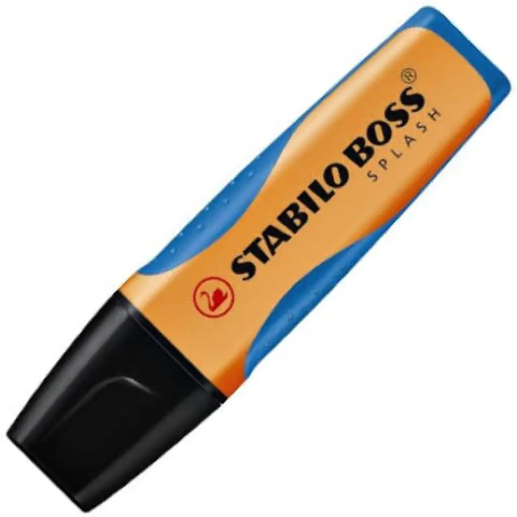 Stabilo: BOSS SPLASH szövegkiemelő 2-5mm-es narancssárga színben kép 1