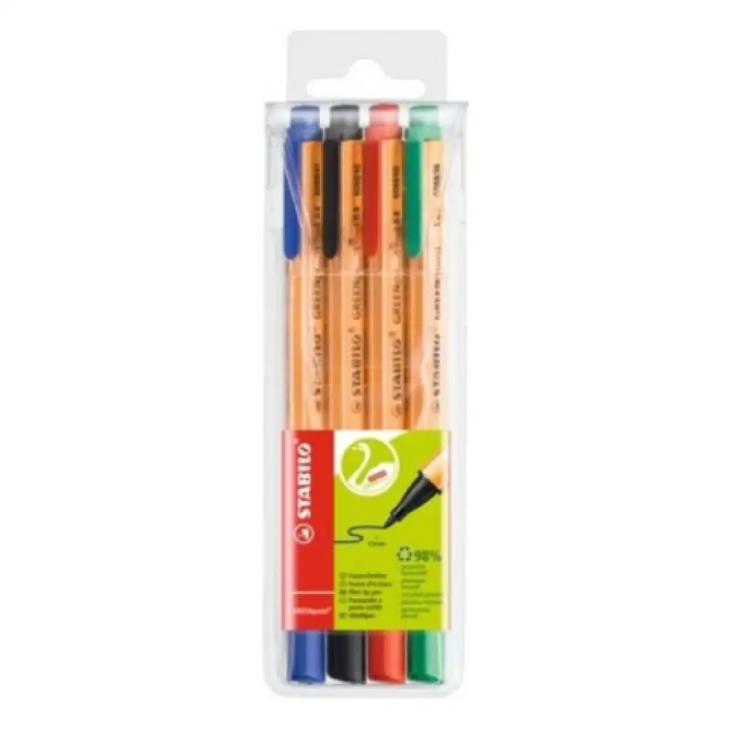 Stabilo: GREENpoint rostirón 0,8mm-es 4db-os szett kép 1