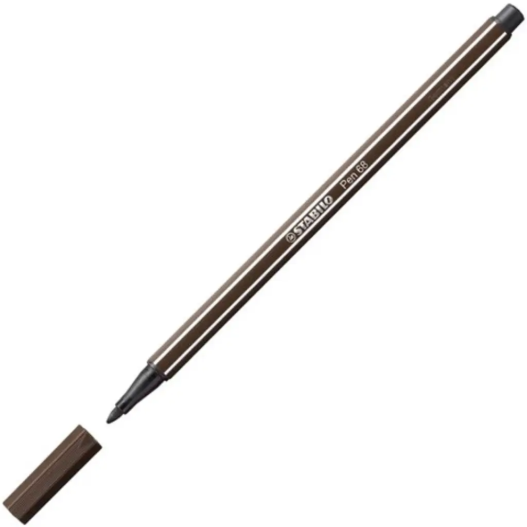 Stabilo: Pen 68 čierno-hnedá fixka