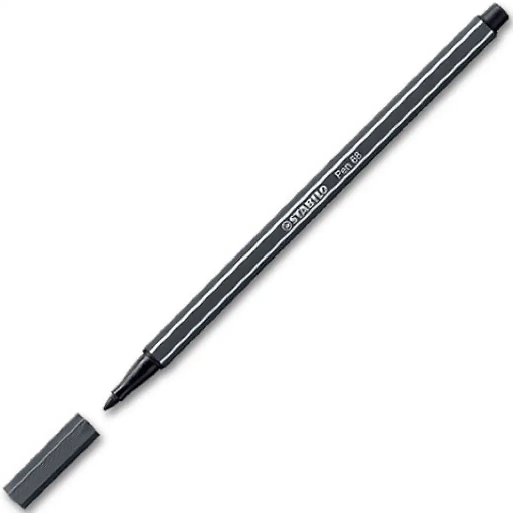 Stabilo: Pen 68 hlboko-chladno-sivá fixka