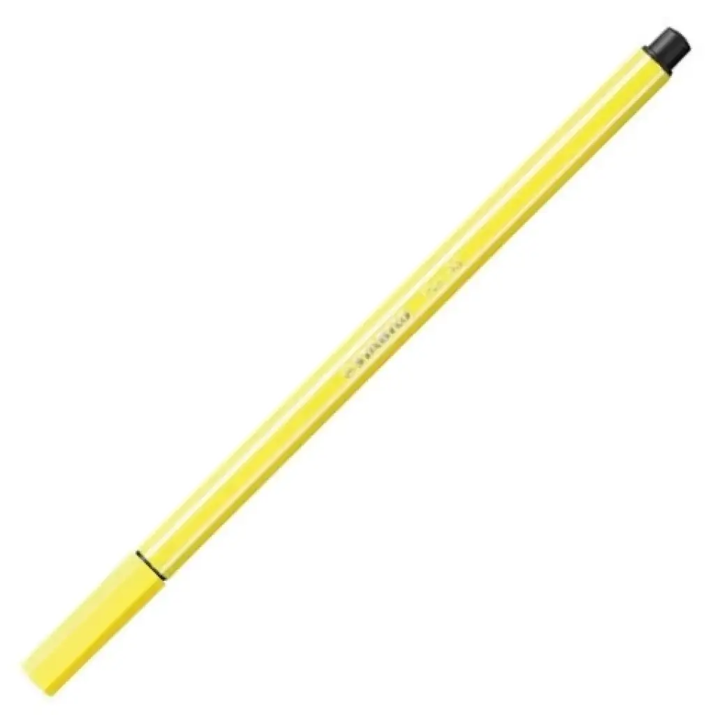 Stabilo: Pen 68 rostirón fluo sárga színben 1mm-es kép 1