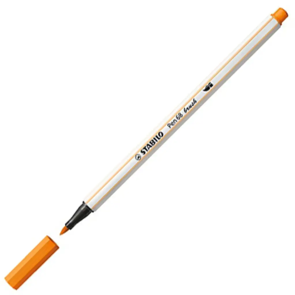 Stabilo: Pen 68 brush ecsetfilc narancssárga színben kép 1