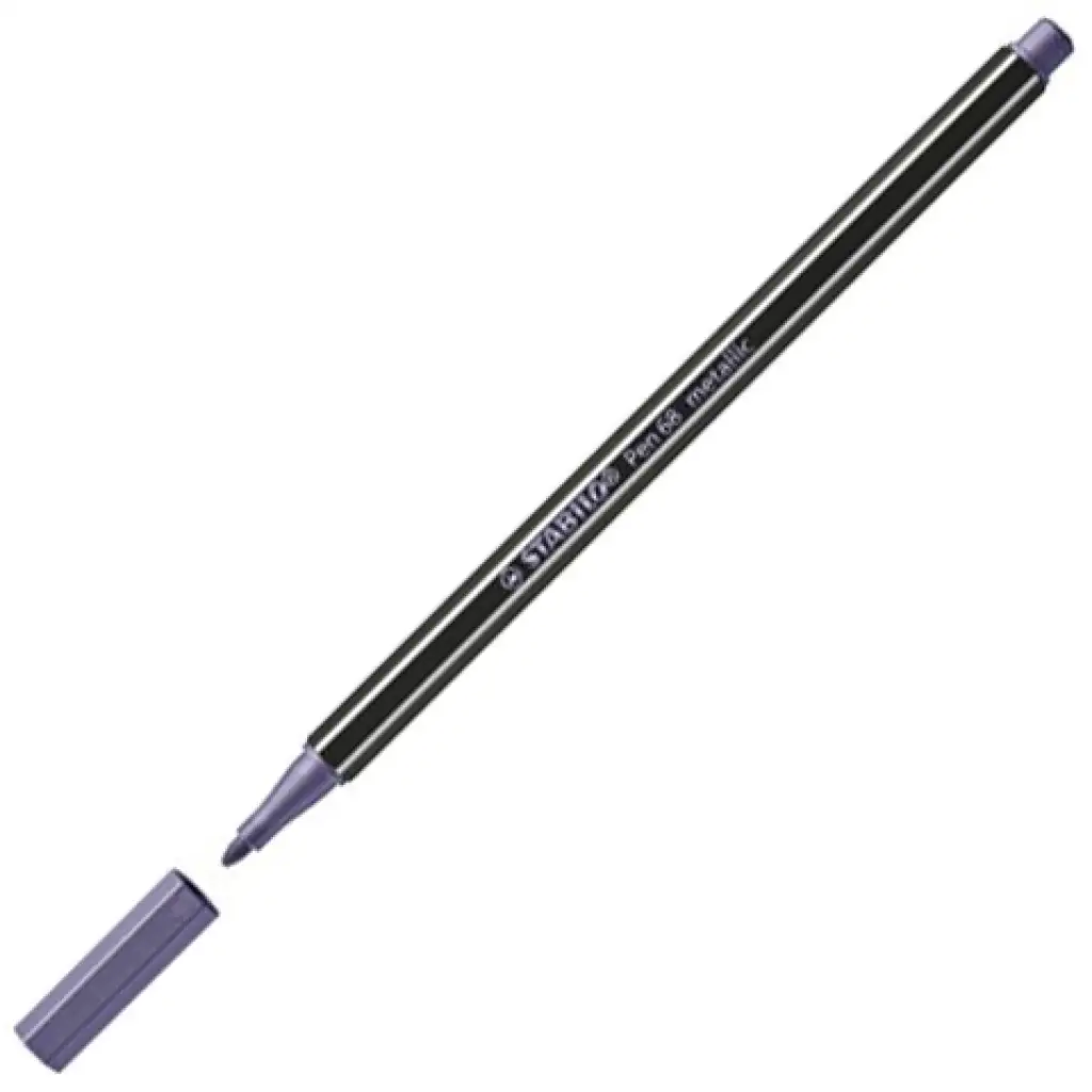 Stabilo: Pen 68 1,4mm rostirón metál lila színben kép 1